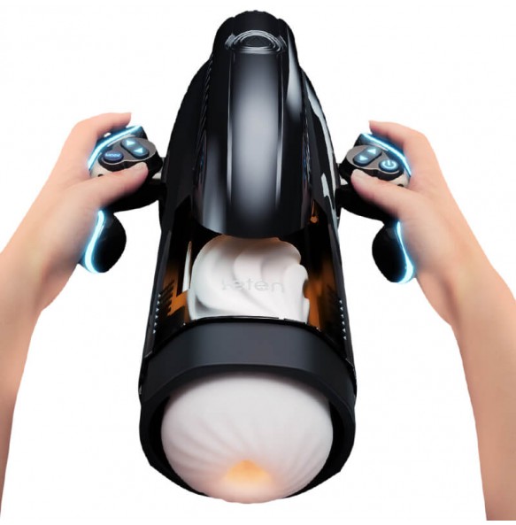 HK LETEN - Bermuda Stormy Retractable Sucking Masturbator (Chargeable - Black)